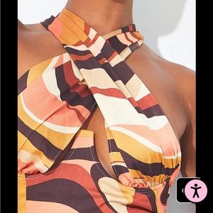 NWT Pretty Little Thing Abstract Mini Dress